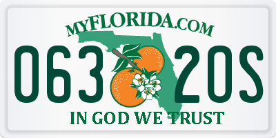FL license plate 0632OS