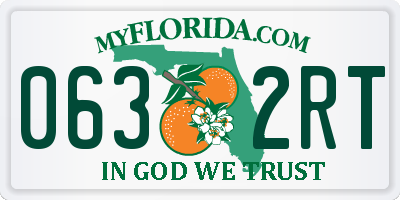 FL license plate 0632RT