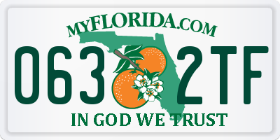 FL license plate 0632TF