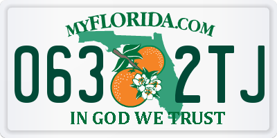 FL license plate 0632TJ