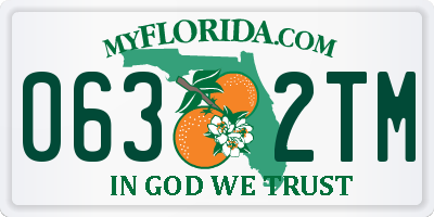 FL license plate 0632TM