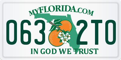 FL license plate 0632TO
