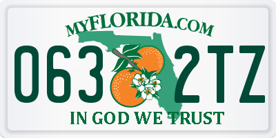 FL license plate 0632TZ