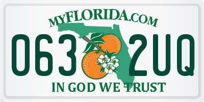 FL license plate 0632UQ