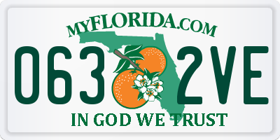 FL license plate 0632VE