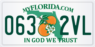 FL license plate 0632VL