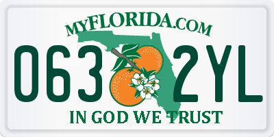 FL license plate 0632YL