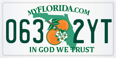 FL license plate 0632YT