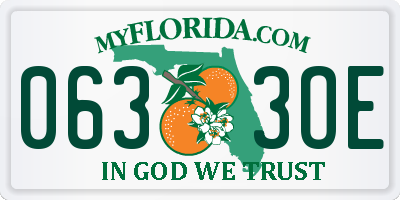 FL license plate 0633OE