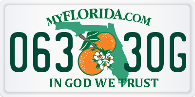 FL license plate 0633OG