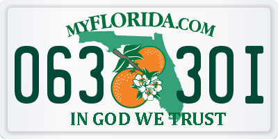 FL license plate 0633OI