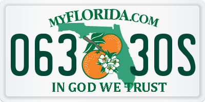 FL license plate 0633OS