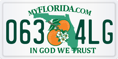 FL license plate 0634LG
