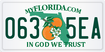 FL license plate 0635EA