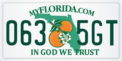 FL license plate 0635GT