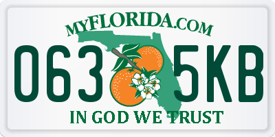 FL license plate 0635KB