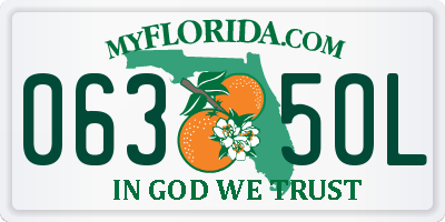 FL license plate 0635OL