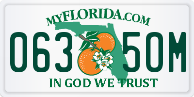 FL license plate 0635OM