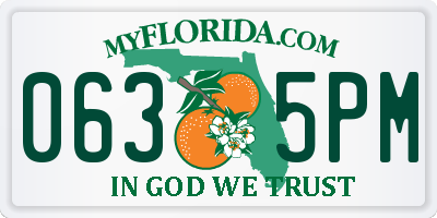 FL license plate 0635PM