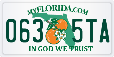 FL license plate 0635TA