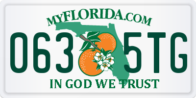 FL license plate 0635TG
