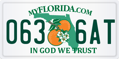 FL license plate 0636AT