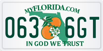 FL license plate 0636GT