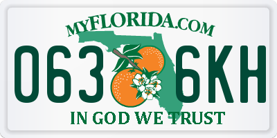 FL license plate 0636KH