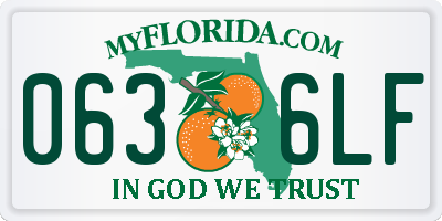 FL license plate 0636LF