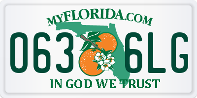 FL license plate 0636LG