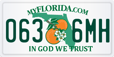FL license plate 0636MH