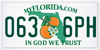 FL license plate 0636PH