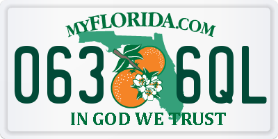 FL license plate 0636QL