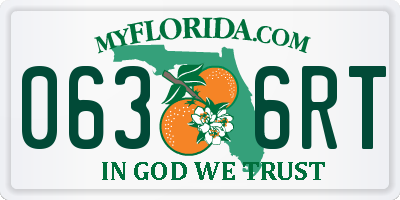 FL license plate 0636RT