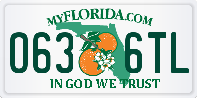 FL license plate 0636TL