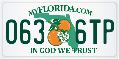 FL license plate 0636TP