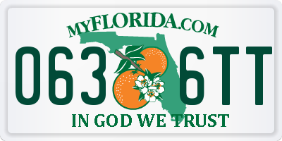 FL license plate 0636TT