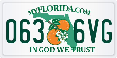 FL license plate 0636VG