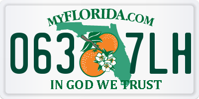 FL license plate 0637LH