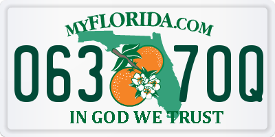 FL license plate 0637OQ