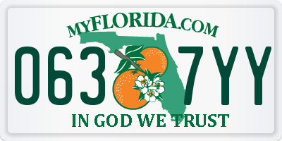 FL license plate 0637YY