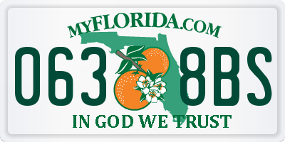 FL license plate 0638BS