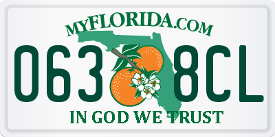 FL license plate 0638CL