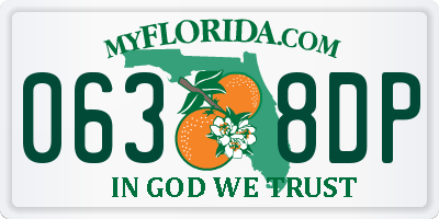 FL license plate 0638DP