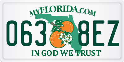 FL license plate 0638EZ