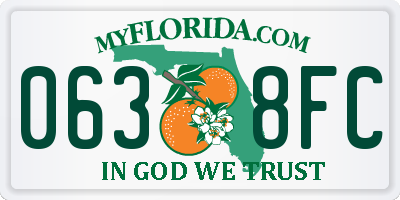FL license plate 0638FC
