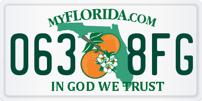 FL license plate 0638FG