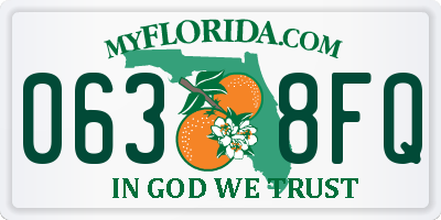 FL license plate 0638FQ