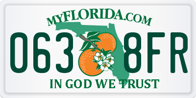 FL license plate 0638FR