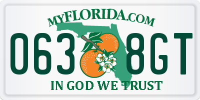 FL license plate 0638GT